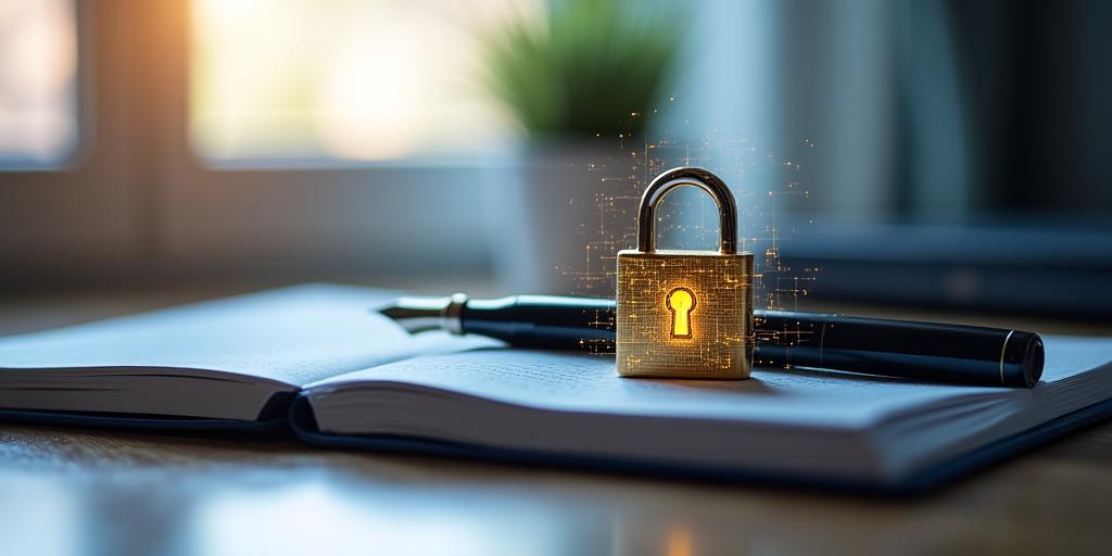 Concetto di sicurezza dei dati legali e protezione della privacy